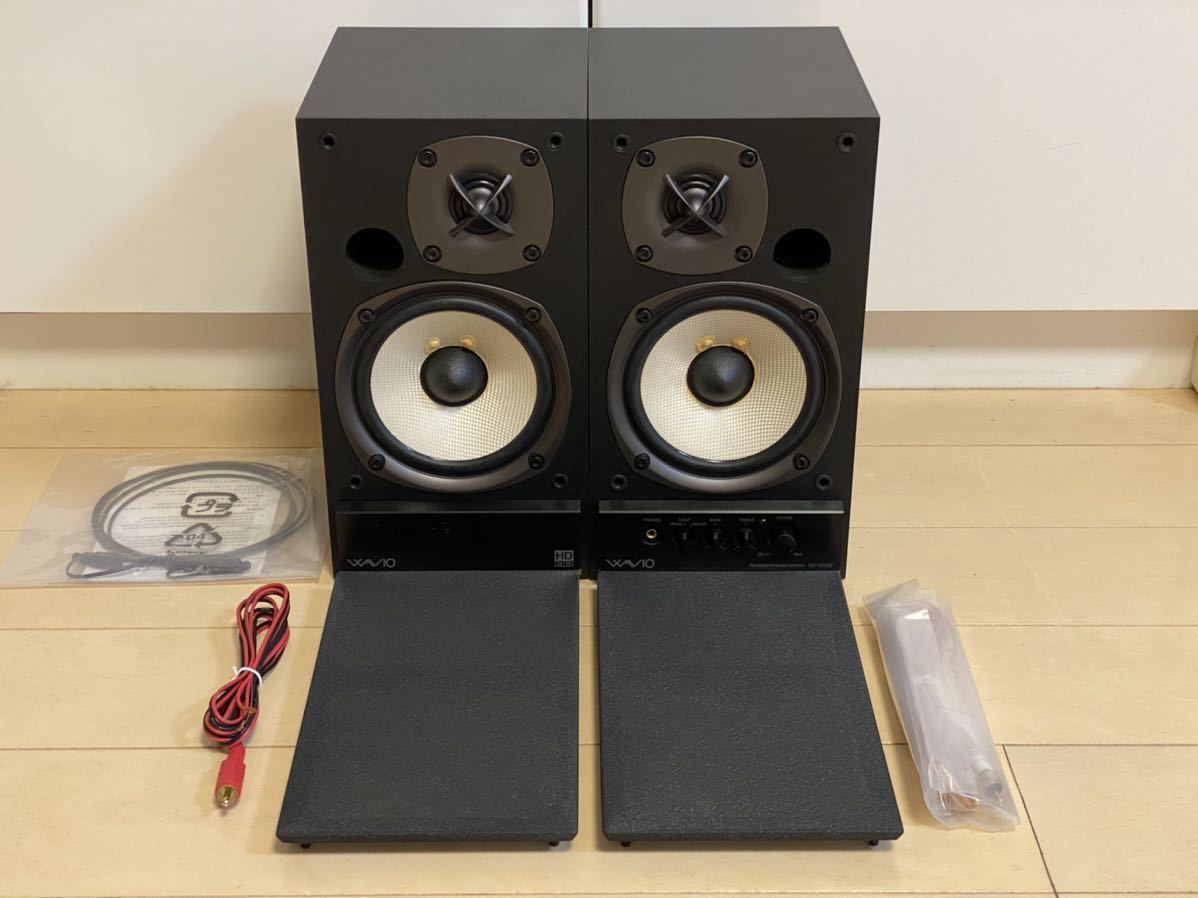 パワードスピーカー 美品 ONKYO GX-100HD ONKYO GX-100HD R パワード