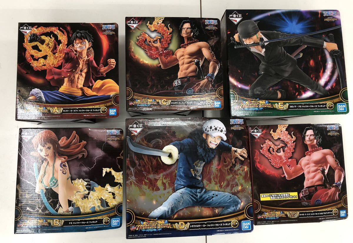 海外ブランド ワンピース 一番くじ トレジャークルーズ B賞 ラストワン賞セット コミック アニメ Blackberryservice Es