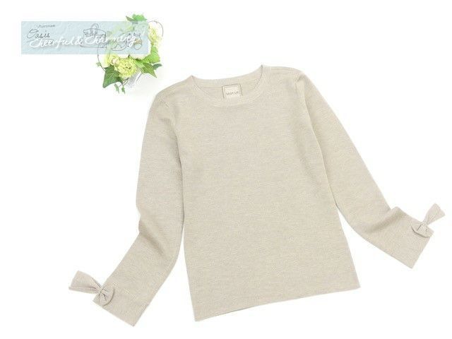 DAISY LIN 40 カシミヤシルクニット FOXEY DAISY LIN/FOXEY フレンチシックセーター 40 シナモン カシミヤシルク