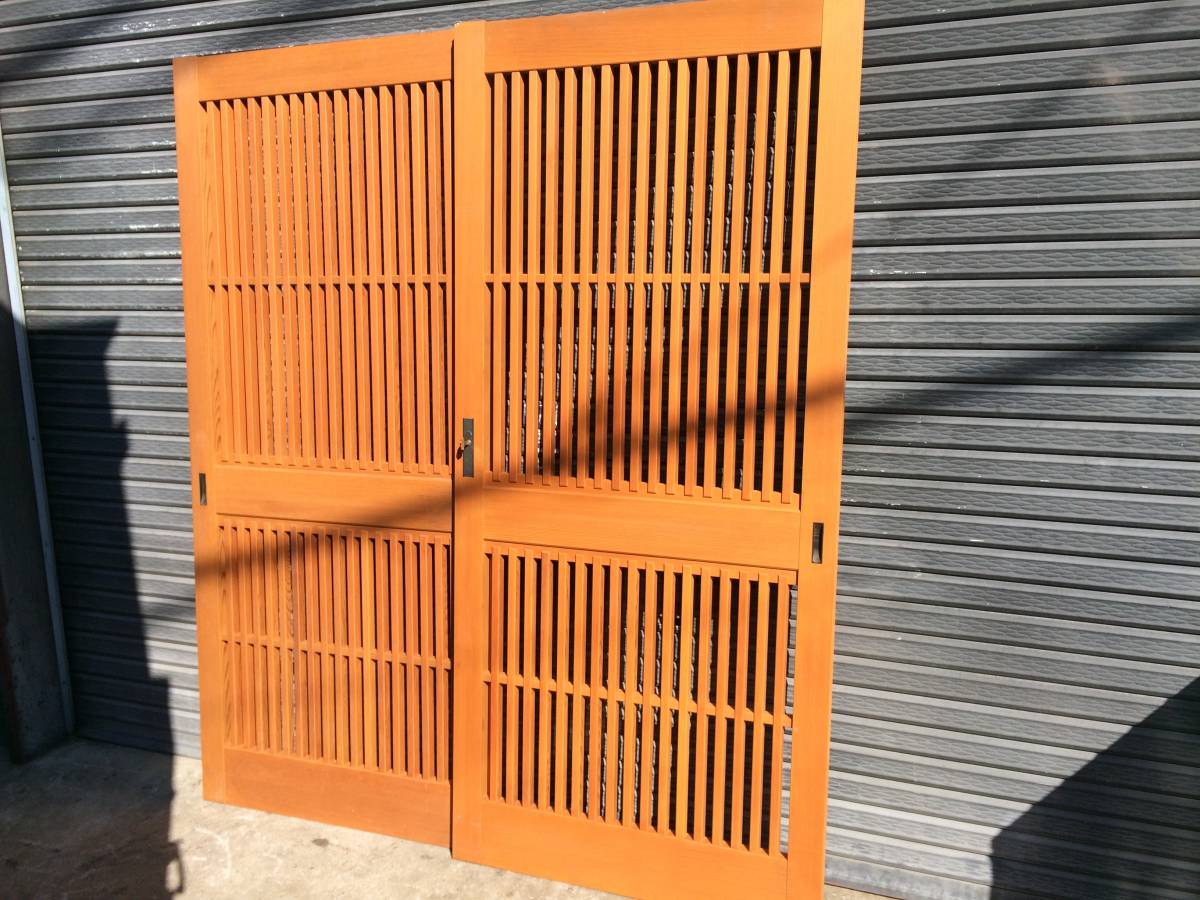 未使用長期保管品 大和総業 数寄屋門 引戸 銘木 和風 古民家 Diy リフォーム の落札情報詳細 ヤフオク落札価格情報 オークフリー スマートフォン版