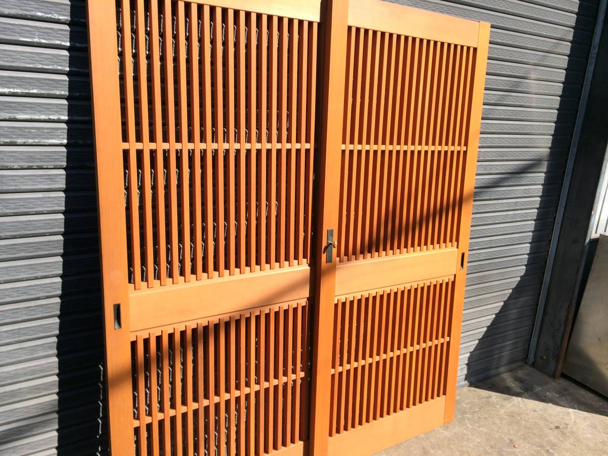 未使用長期保管品 大和総業 数寄屋門 引戸 銘木 和風 古民家 Diy リフォーム の落札情報詳細 ヤフオク落札価格情報 オークフリー スマートフォン版