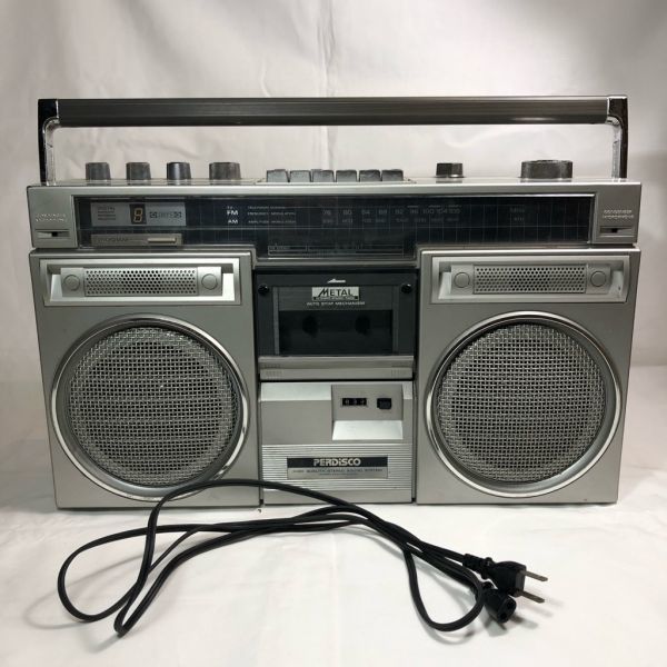 中古】HITACHI PERDISCO 日立 パディスコ TRK-7820 ラジカセ 元箱説明