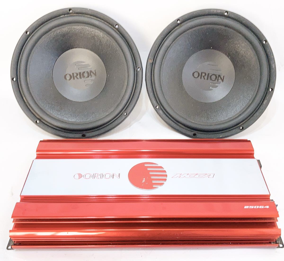 ORION HCCAシリーズ サブウーファー カーオーディオ カーステレオ RMS パワーワット 2000 (HCCA104 / 10フィート 4オームス) 中古Orion HCCA122 (RK) 12インチ、デュアル2オーム、強力なブラック