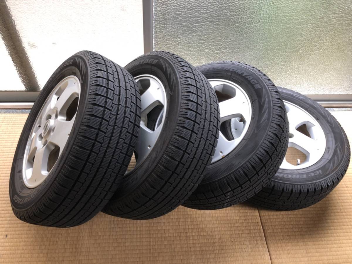 送料無料 ホイール付きスタッドレスタイヤ×4 195/65R15