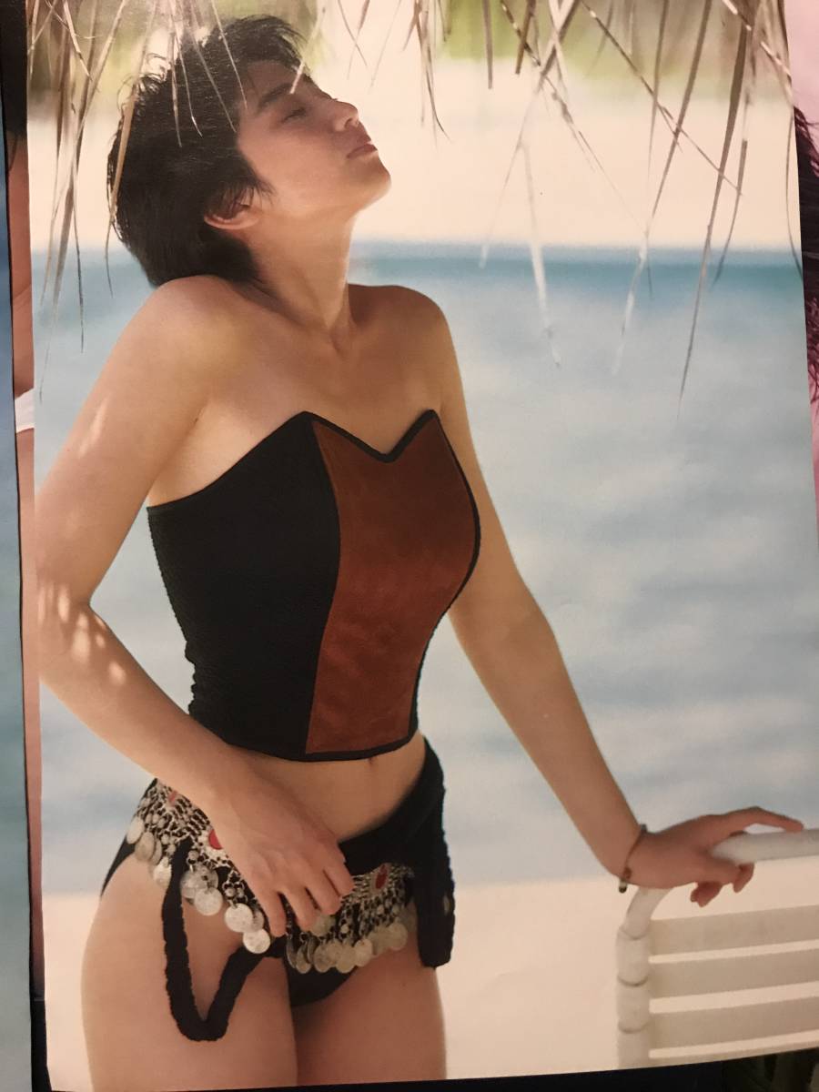 松下由樹さん河合美智子さん当時物雑誌グラビア写真集等切り抜き7ページ セクシー超ハイレグ水着グラビア B 225 の落札情報詳細 ヤフオク落札価格情報 オークフリー スマートフォン版