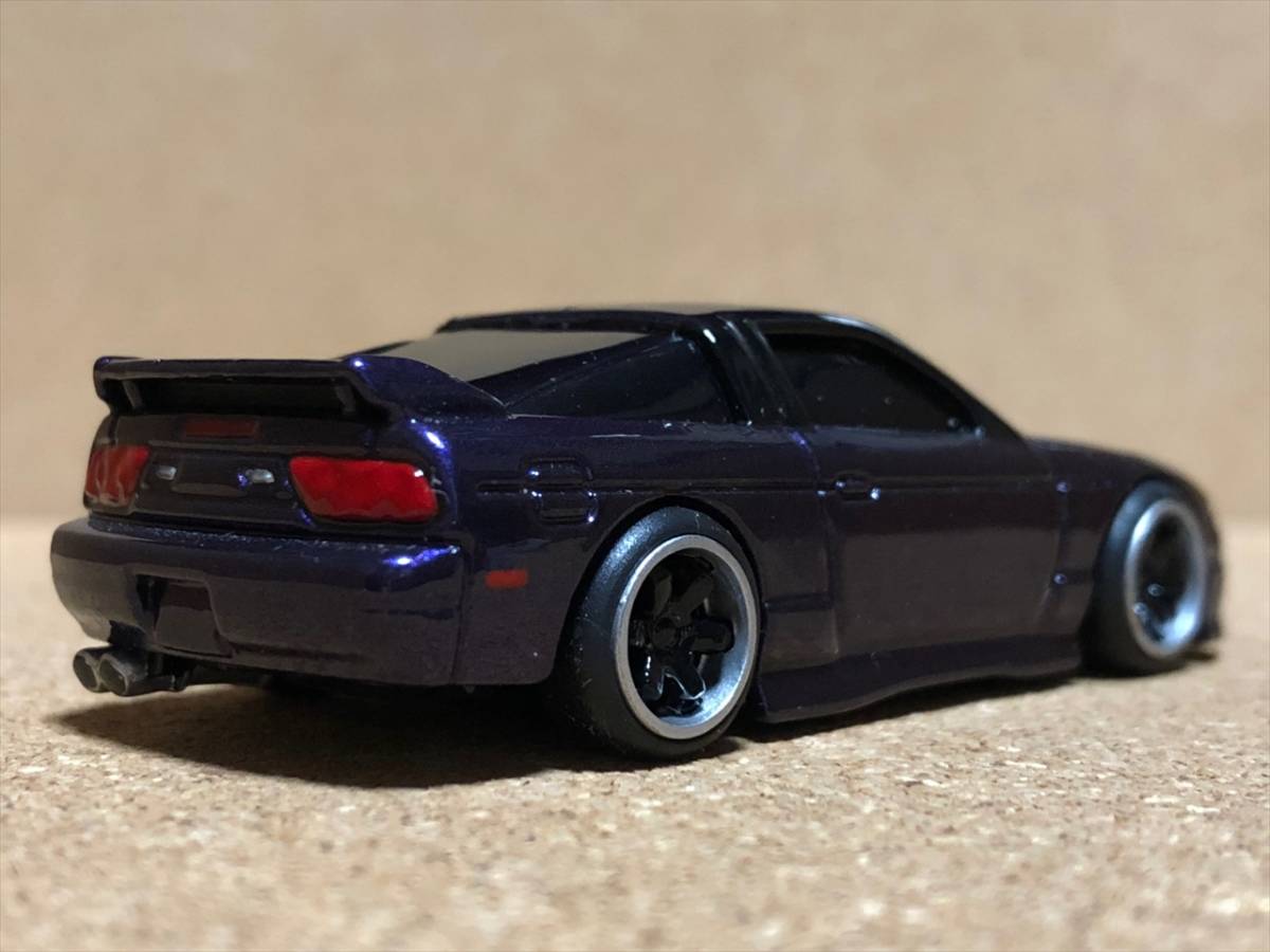 ◇カスタム品◇ホットウィール「日産・180SX（ミッドナイトパープル風