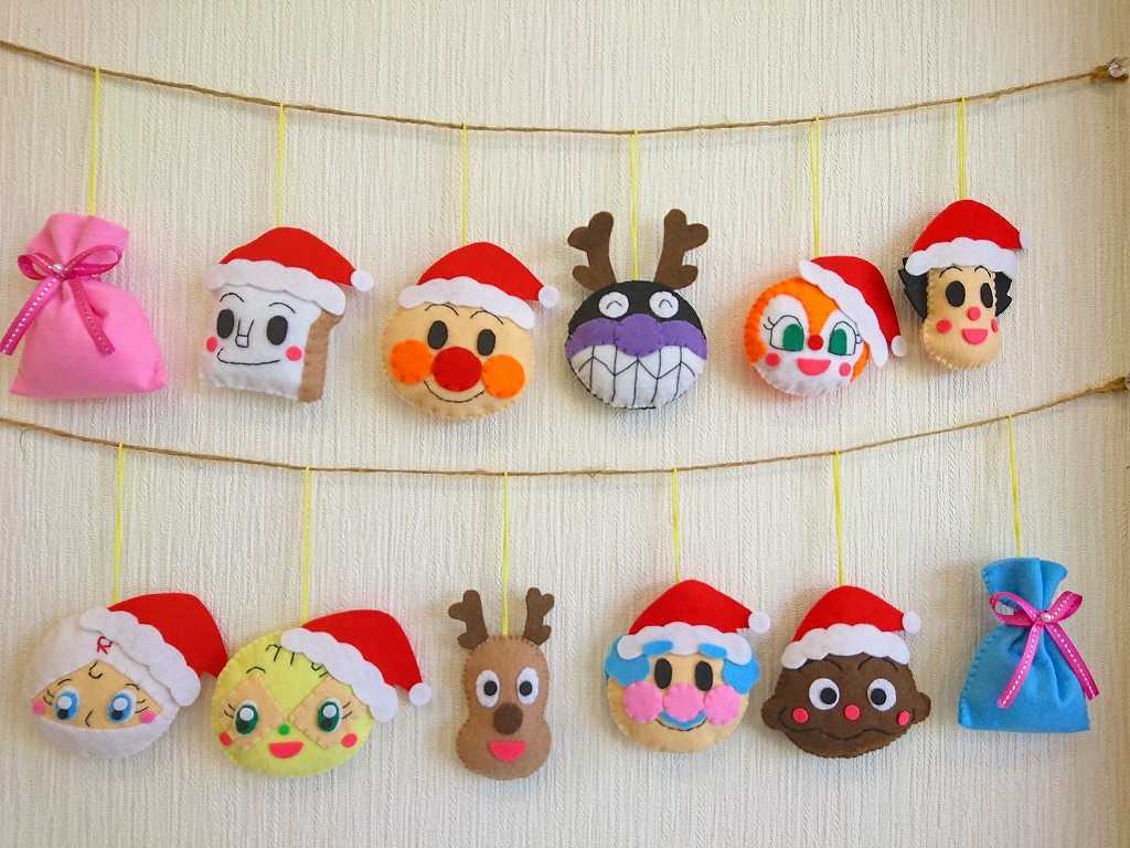 新品 フェルト アンパンマン風 クリスマスツリーオーナメント 壁飾り ハンドメイド の落札情報詳細 ヤフオク落札価格情報 オークフリー スマートフォン版