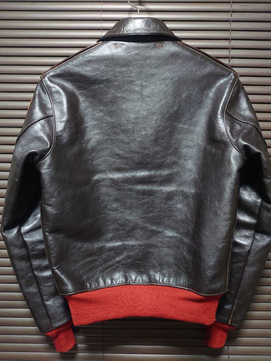 トイズマッコイ A- 2赤リブ パッチカスタム‼️ 美品✨お値下げ