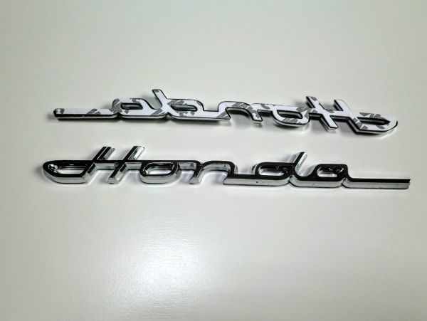 新品 ｈonda ホンダ クラシック ロゴ スタイル エンブレム 2個セット シルバーメッキ の落札情報詳細 ヤフオク落札価格情報 オークフリー スマートフォン版