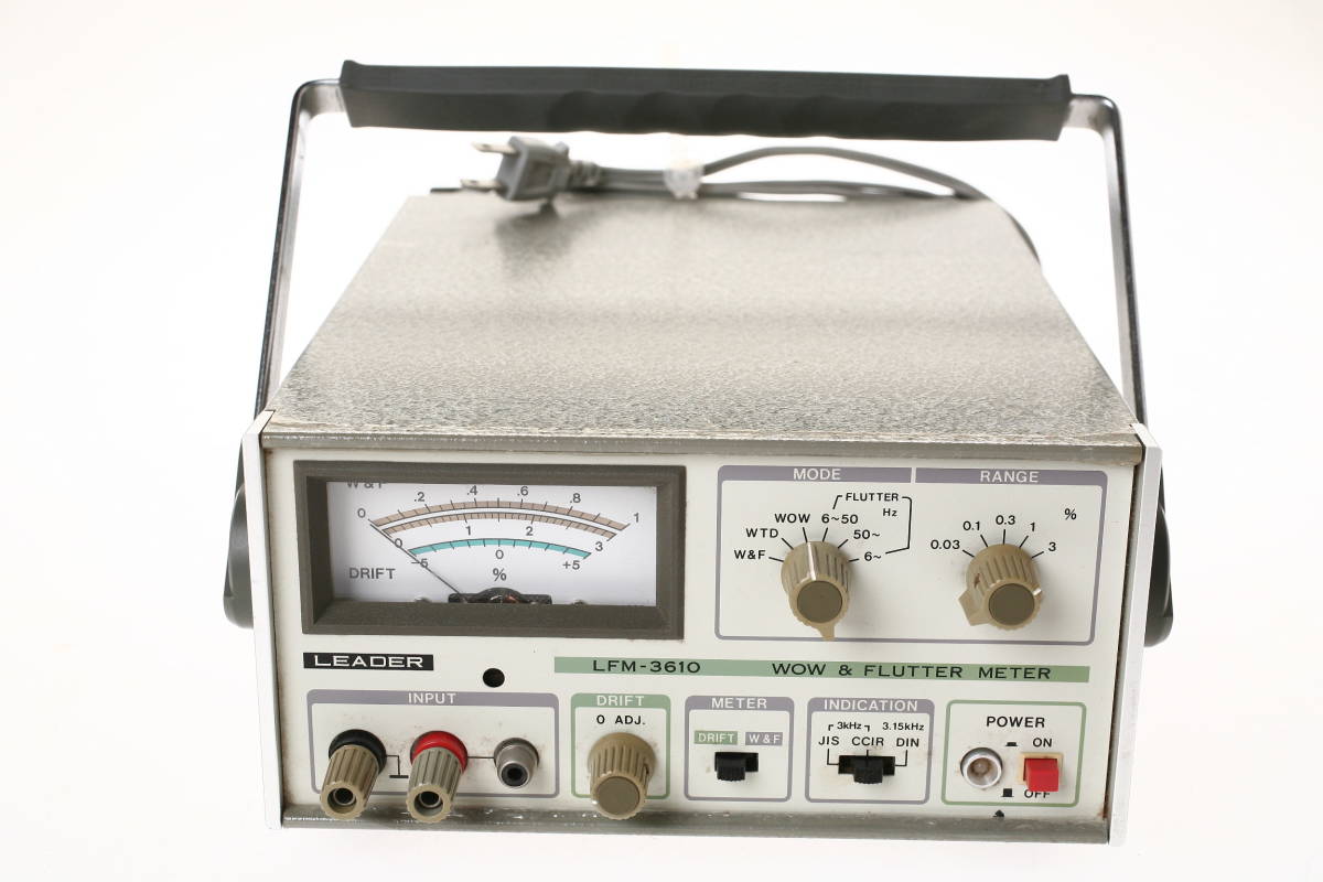 アンプ LFM-3610 WOW & FLUTTER METER LFM-3610 WOW & FLUTTER METER - メルカリ