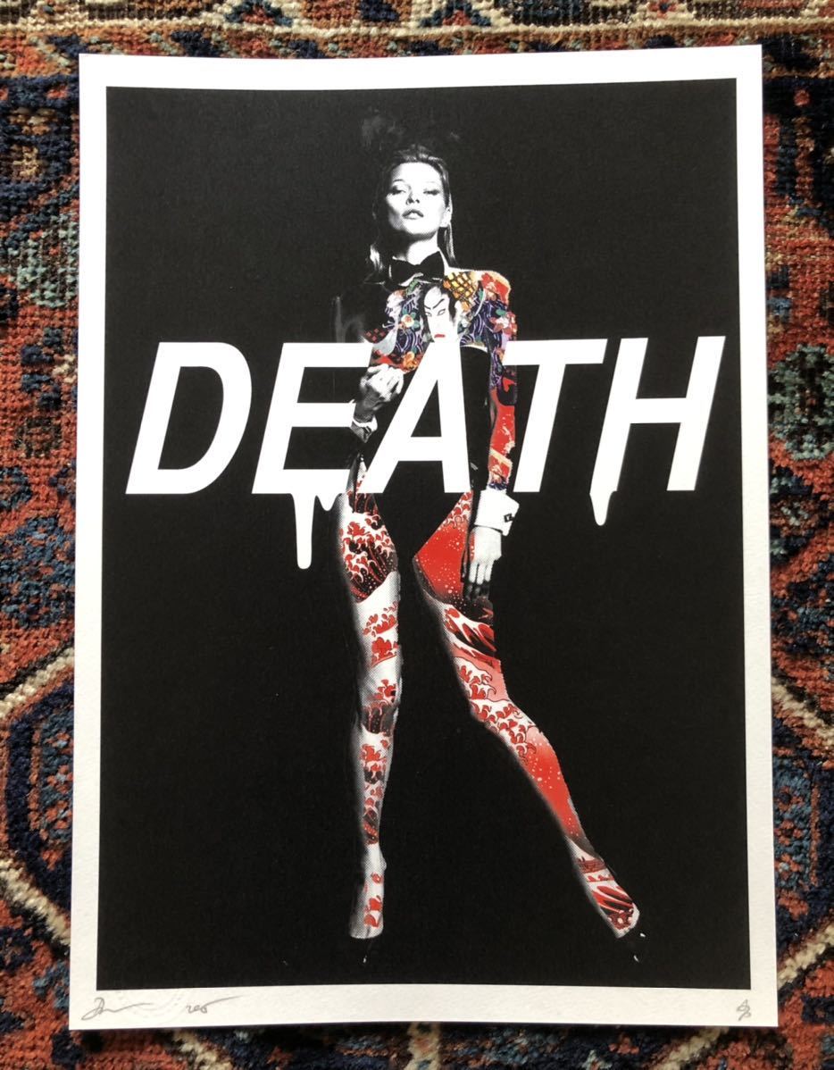 新品 Death Nyc ケイトモス タトゥー 日本画 ポップアート 現代アート Banksy の落札情報詳細 ヤフオク落札価格情報 オークフリー スマートフォン版