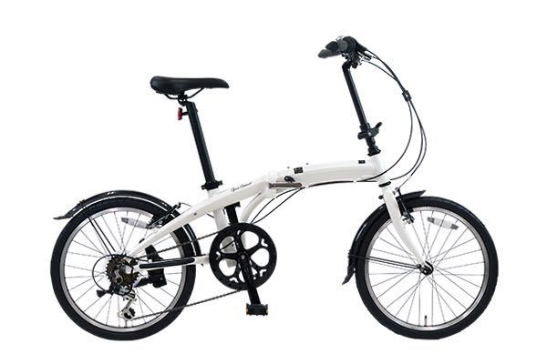 Contes du Jour コンテドジュール 折りたたみ自転車 16インチ 白 Contes du Jour コンテドジュール 折りたたみ自転車 16インチ 白