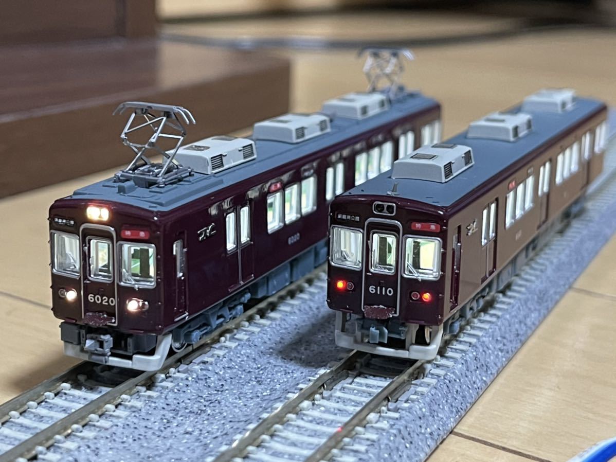 鉄道コレクション 阪急6000系6010F+6020F 8両 点灯化品の落札情報詳細