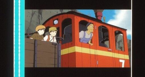 天空の城ラピュタ 35mmフィルム 連続5コマ 横沢啓子 シータ
