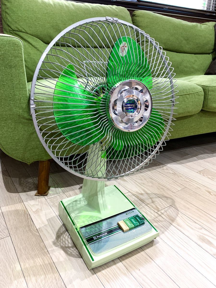 ナショナル NATIONAL 電化製品 扇風機 昭和レトロ 時代物 希少 レア