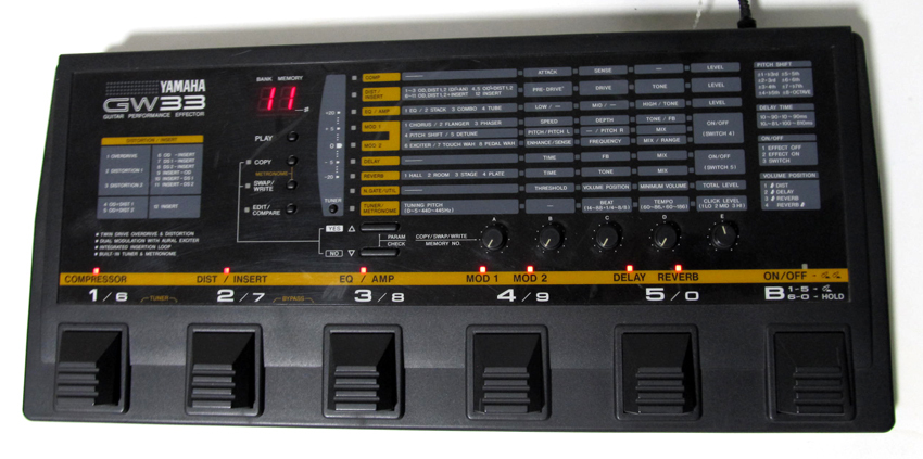 Yamaha ヤマハGW33 ギターマルチエフェクター YAMAHA GW-33 ギター