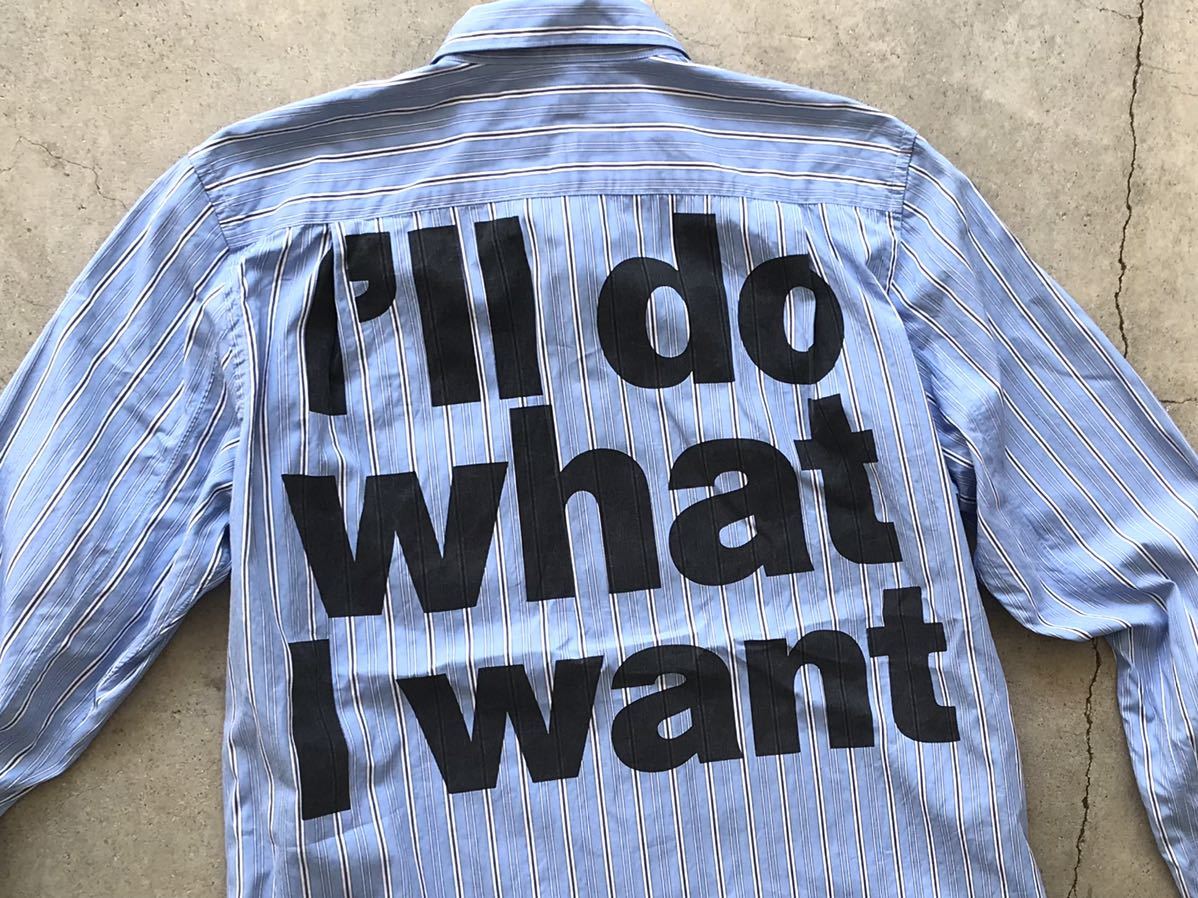 COMME des GARÇONS 長袖シャツ フランス製 Mサイズ COMME des GARCONS