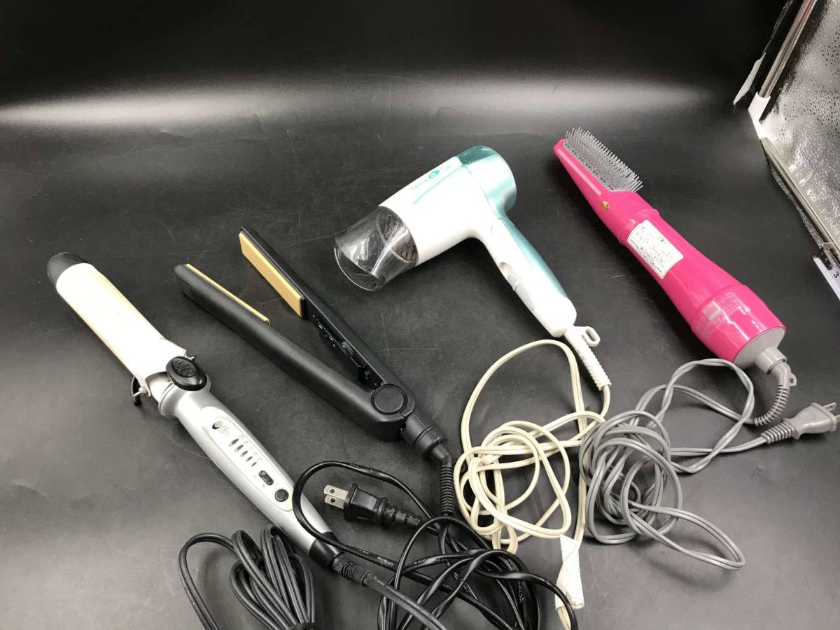 激安販売 巻き髪からストレートヘアまで色々できてお得品 ドライヤー ヘアーアイロン 4点セット 全て通電確認済 の落札情報詳細 ヤフオク落札価格情報 オークフリー スマートフォン版