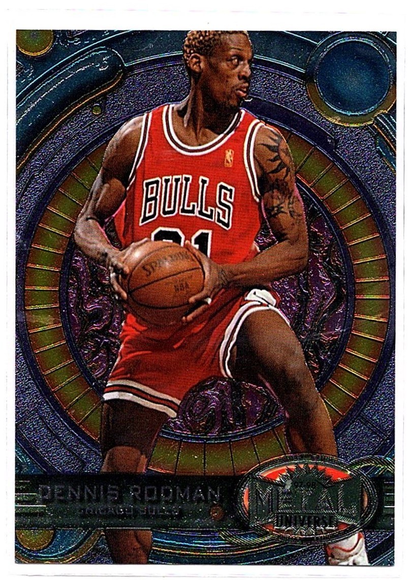 新品】NBA 97-98 Metal Universe DENNIS RODMAN デニス・ロッドマンの 