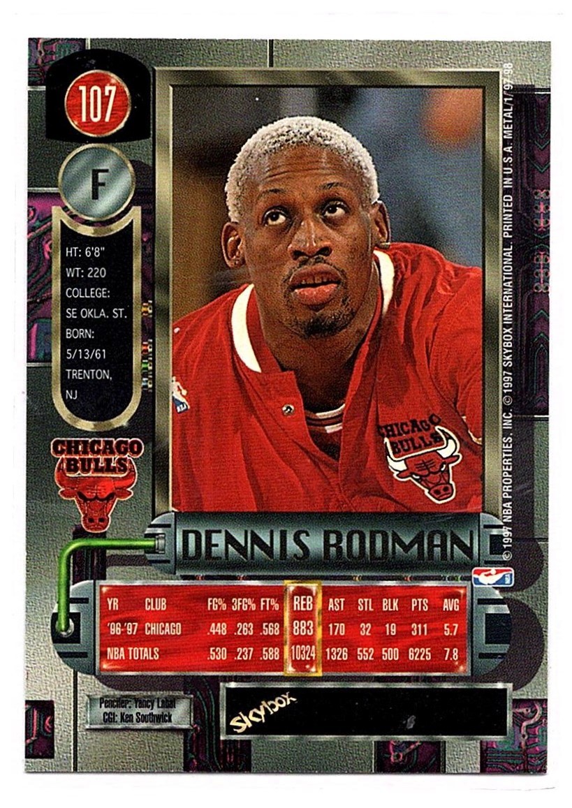 NBAカード SKYBOX 97-98 デニス・ロッドマン 399枚限定カード Yahoo!オークション -「デニス ロッドマン」(トレーディング