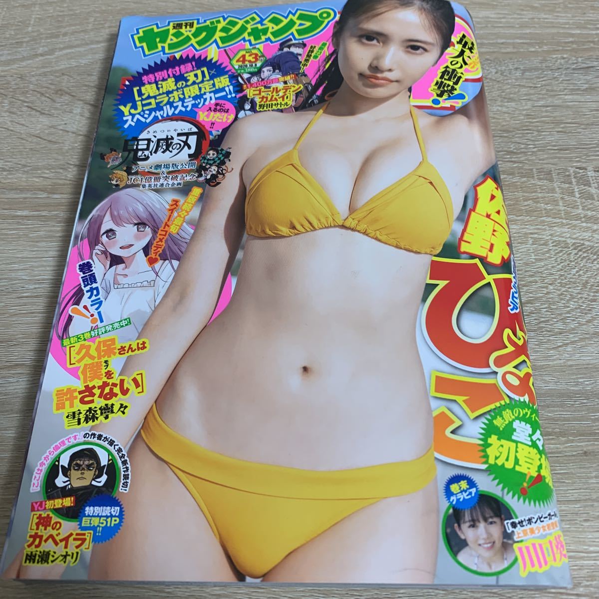 ヤングジャンプ 年 43号 付録なし 佐野ひなこ 巻頭グラビア の落札情報詳細 ヤフオク落札価格情報 オークフリー スマートフォン版