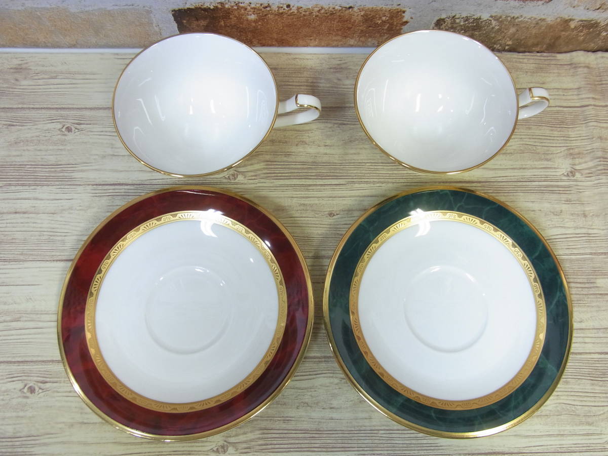 ③170☆ ノリタケ フィッツジェラルド ヘミングウェイ カップ&ソーサー