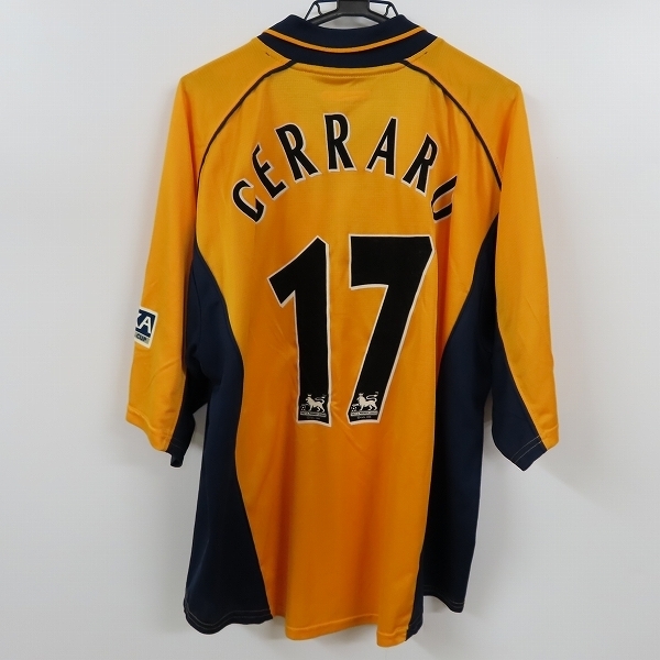 リバプール00-01シーズンアウェイリーボック正規品レプリカFA杯仕様