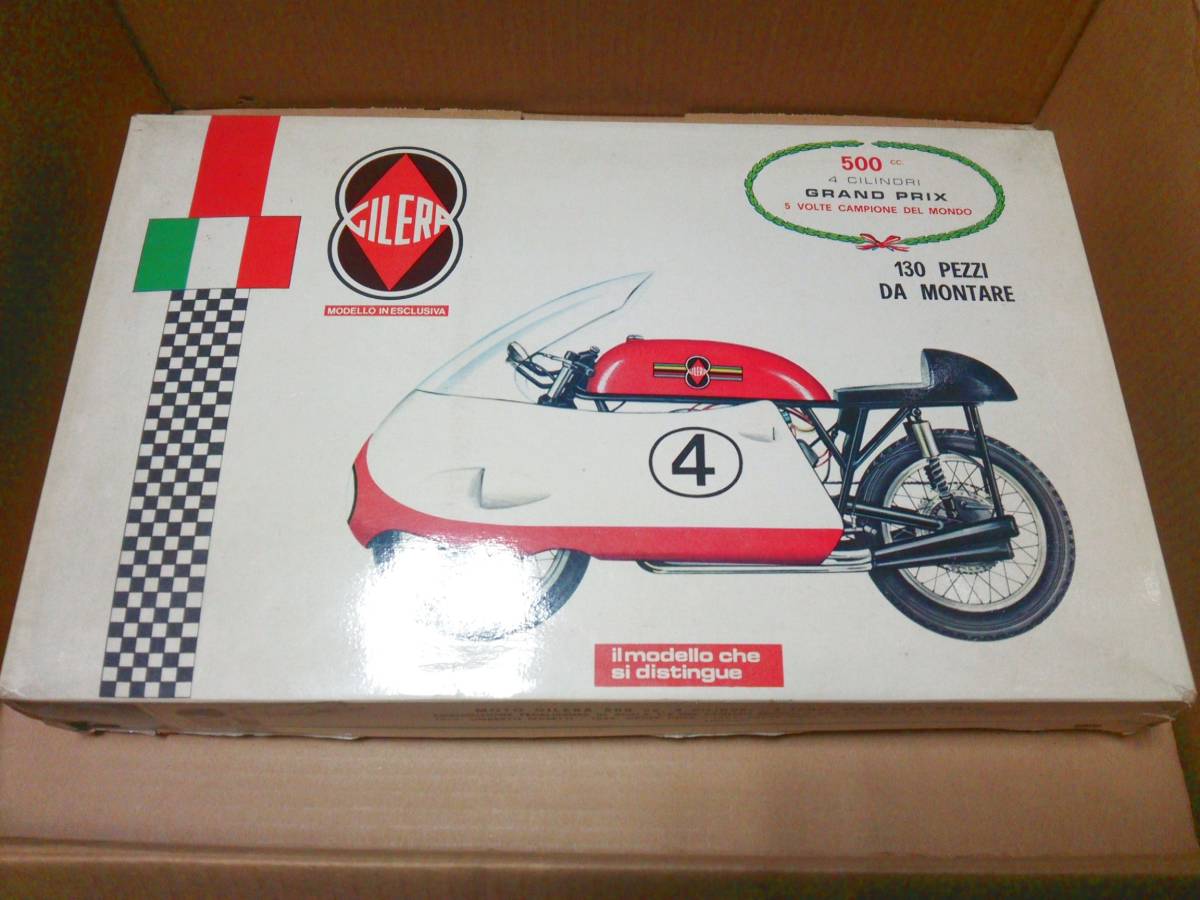 Maquette Moto Gilera 500 – Protar Provini – Échelle 1/9 (?) – Neuf En Boîte