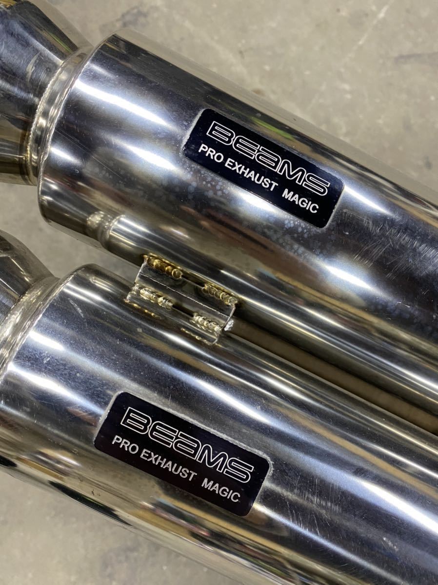ホンダ MF08 フォルツァ BEAMS 2本出しマフラー デュアルマフラー 美品