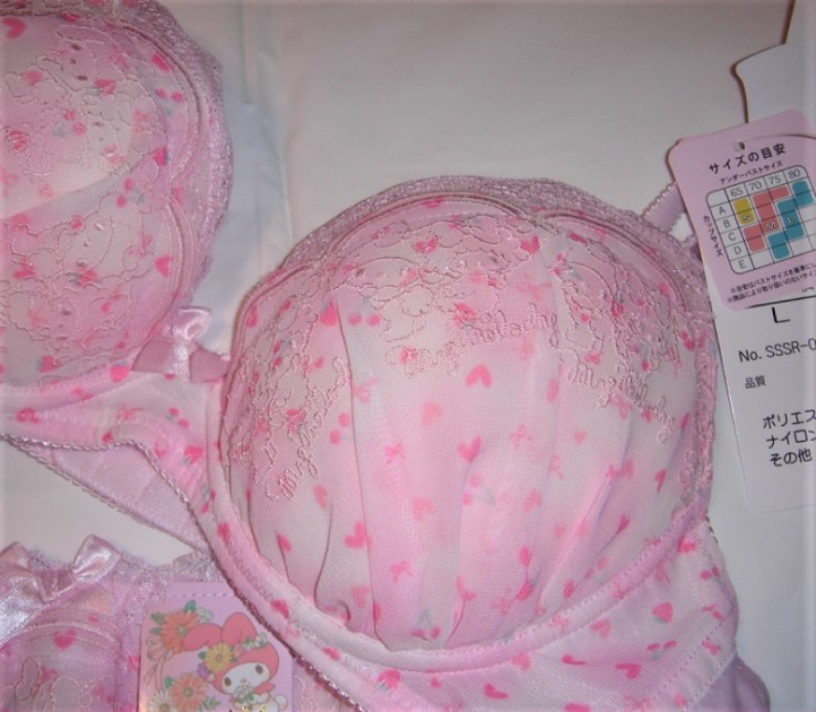 新品 新品 マイメロディ ブラ ショーツ シフォン ノンワイヤー ブラジャー ショーツセット L ランジェリー パンツ ティーンズ しまむら サンリオ の落札情報詳細 ヤフオク落札価格情報 オークフリー スマートフォン版