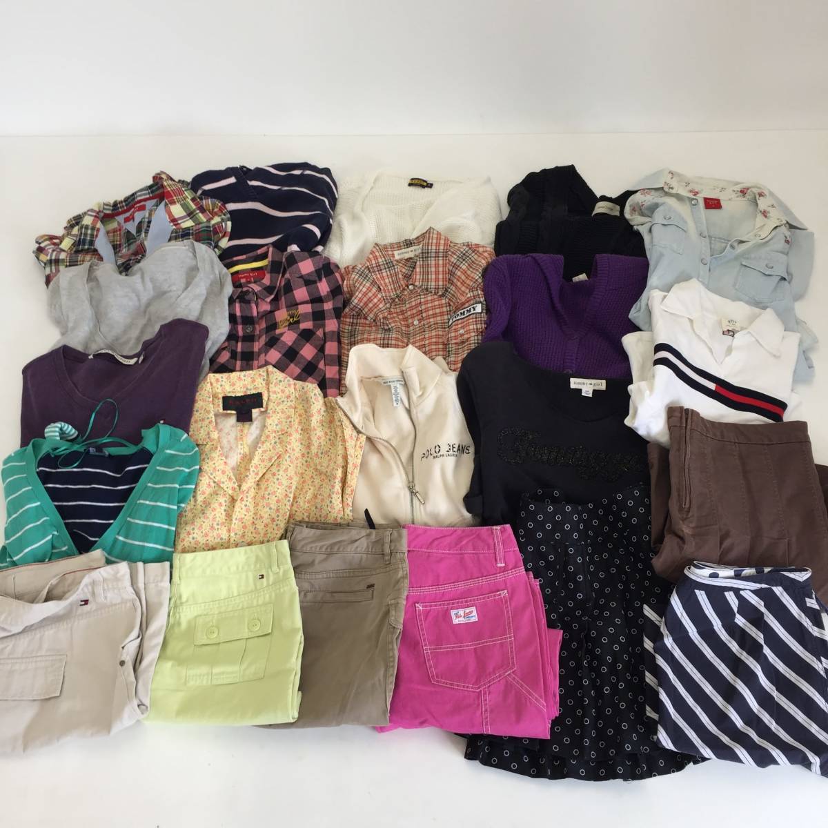 1円 レディース 服 まとめ売り 福袋 22点 セット Tommy Hilfiger トミー ヒルフィガー ラルフローレン トップス パンツなど 中古品 の落札情報詳細 ヤフオク落札価格情報 オークフリー スマートフォン版