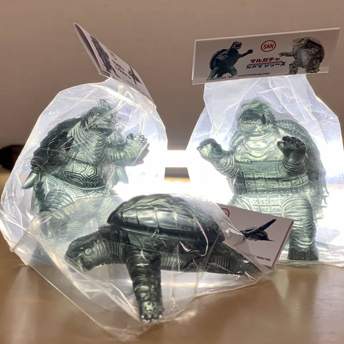 新品】3体セット マルガチャ① 初代ガメラ ② G2 ③ G3 平成 ガメラ