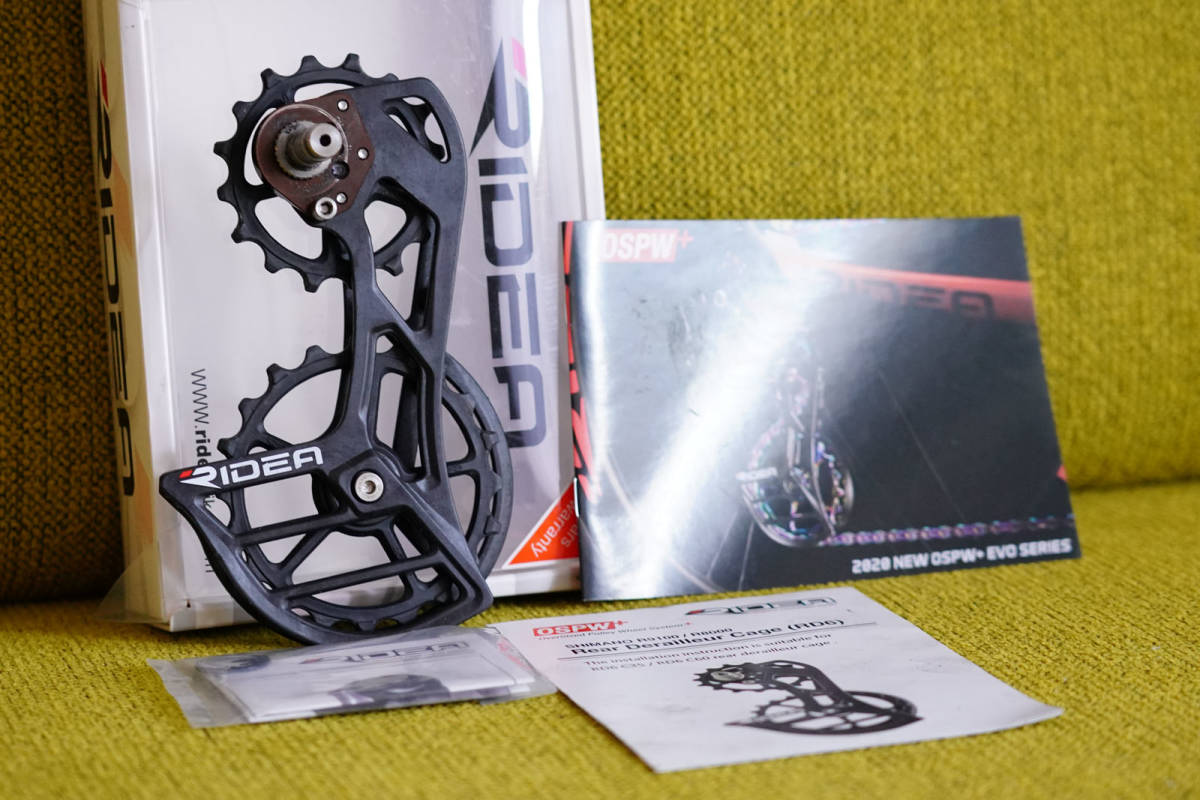 RIDEA RD6E60-FCBK ビックプーリー R9100 R8000 DURA ACE RD-R9100 11S RIDEAビッグプーリーE60