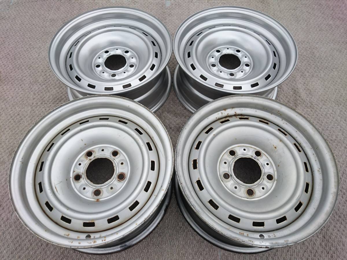 シェビーバン 純正 ラリーホイール 15X6.5 PCD127 5H 5X5 キャップ