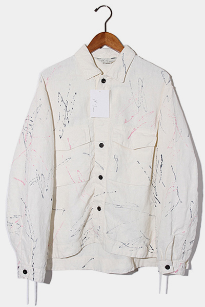 ジャケット・アウター ancellm DRAWING SHIRT JACKET ancellm DRAWING SHIRT JACKET（ANCELLM PILLING SHIRT JACKET