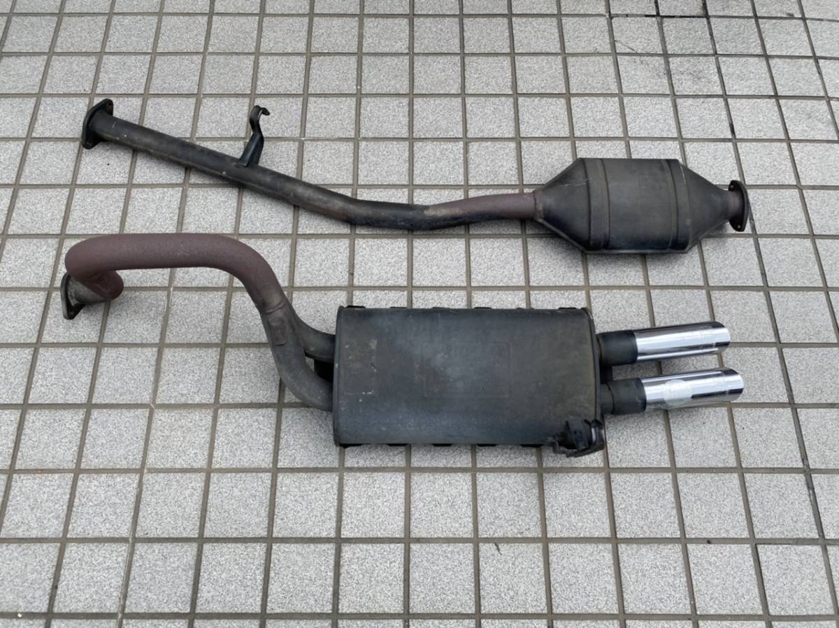 フジツボデュアルマフラー 規制前 当時物 ae86 トレノ レビン ハチロク