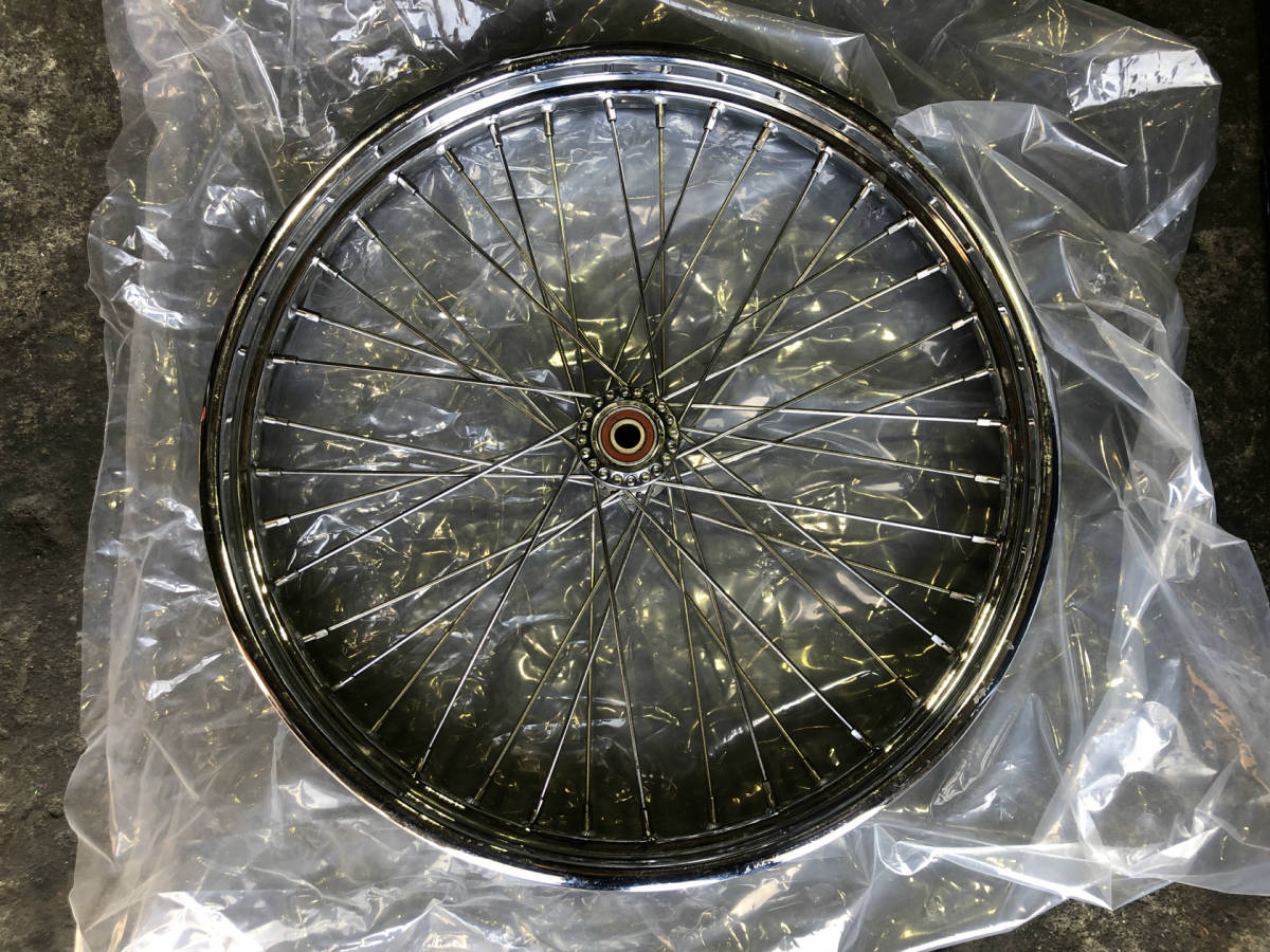 21インチ☆スプールハブホイールリムショベル アーリー パンナックル