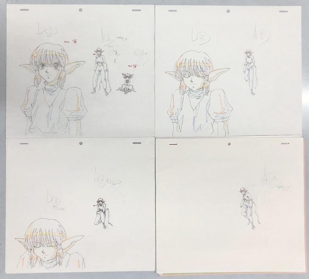 東京ミュウミュウ 東京ミュウミュウ 背景 原画 2枚セット／Cel Genga