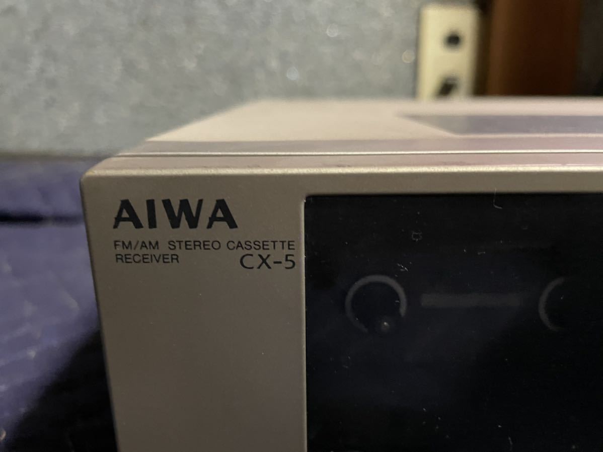 AIWA ステレオカセットレシーバー CX-5 アイワの落札情報詳細 - Yahoo