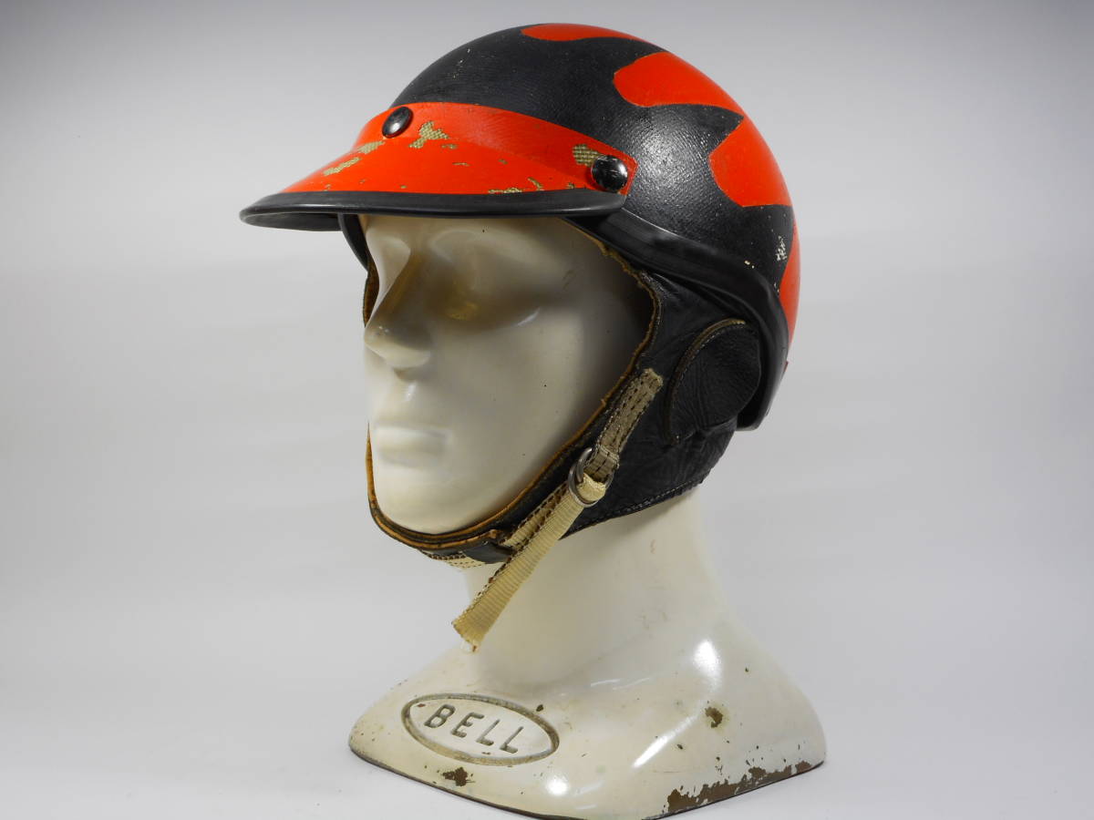 激レア！50s The Mchal by Mchal ビンテージヘルメット 激レア！50s McHAL SPORTSMAN ハーフヘルメット ダブルストラップ☆50