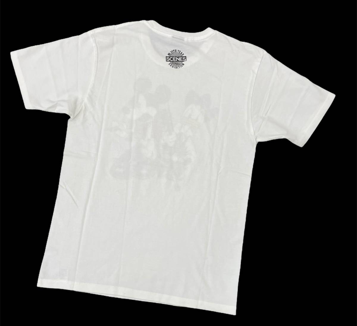 B’z 30th ディズニーコラボTシャツ 白 XL □ B'z Disney 30th Year Exhibition SCENES コラボ Tシャツ