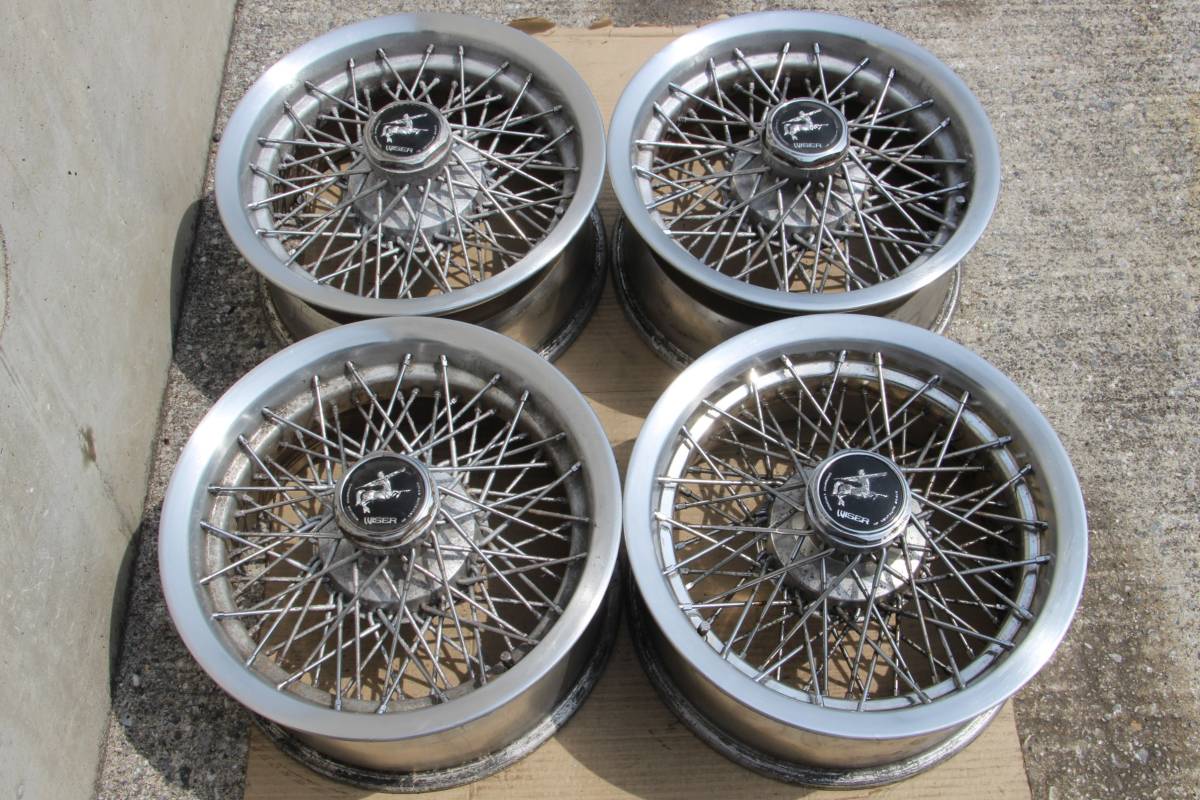 １０００円から売り切り 鍛栄舎 Taneisya ワイザー 希少スポークホイール Pcd1 穴開け加工で国産車にも Gワークス 高速有鉛 の落札情報詳細 ヤフオク落札価格情報 オークフリー スマートフォン版