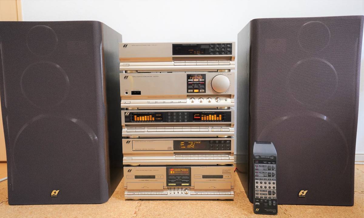 美品 SANSUI バブルコンポ BAR7 900 XV 動作品 サンスイ ミニコンポの