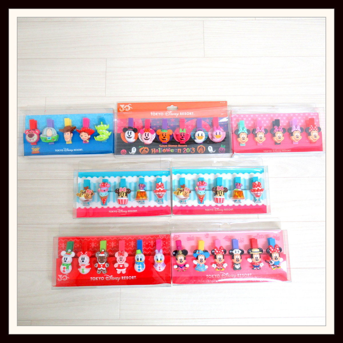 同梱可 ディズニー クリップセット 7種セット ミニー ミッキー ハロウィン クリスマス トイストーリー 30周年 の落札情報詳細 ヤフオク落札価格情報 オークフリー スマートフォン版