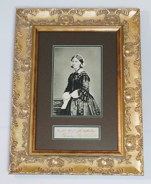 Uaccrd フローレンス ナイチンゲール直筆サイン 近代看護教育の母 クリミアの天使 超希少品 の落札情報詳細 ヤフオク落札価格情報 オークフリー スマートフォン版