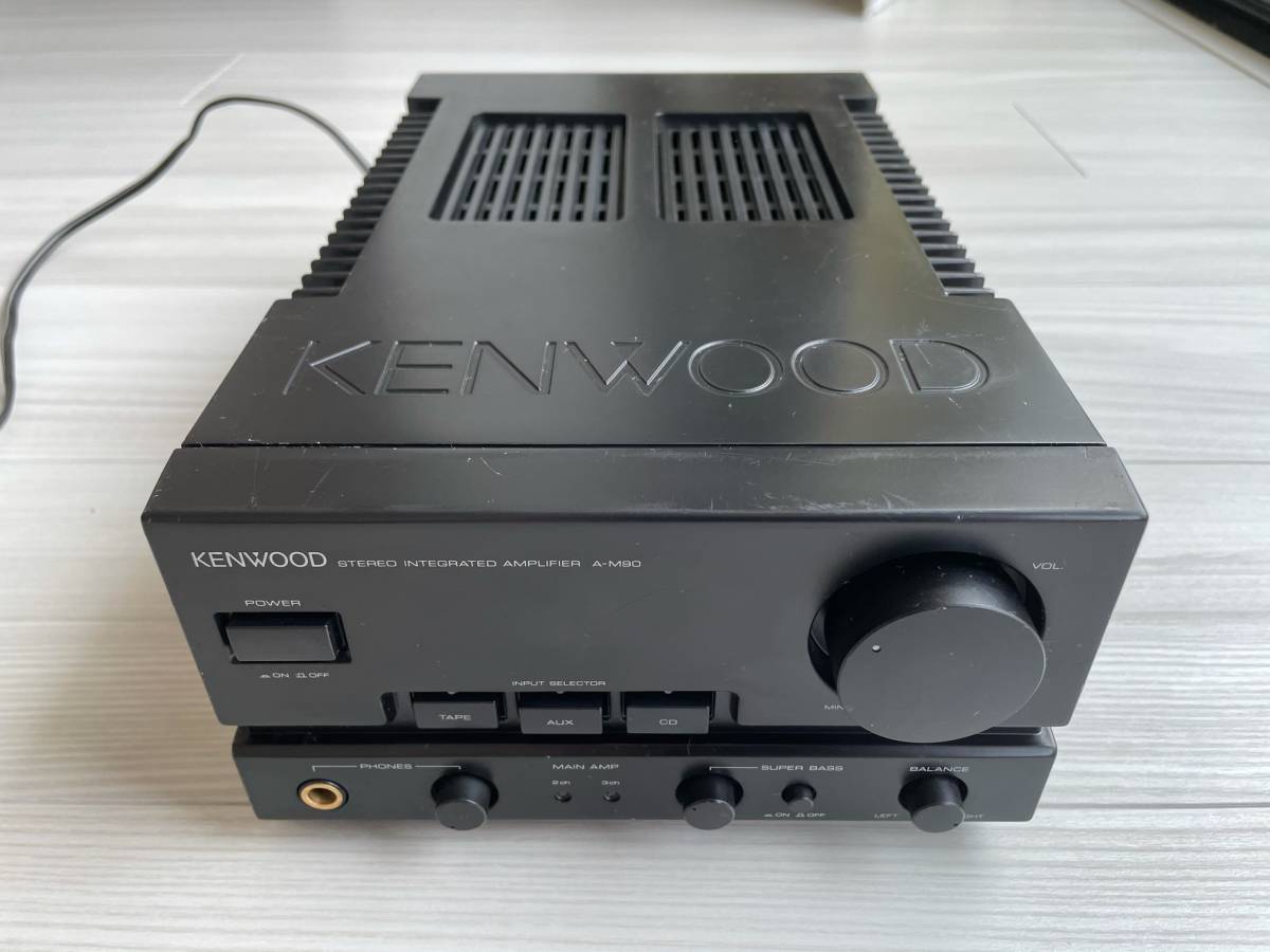 KENWOOD A-M90 ☆ KENWOOD プリメインアンプ STEREO INTEGRATED AMPLIFIER A-M90