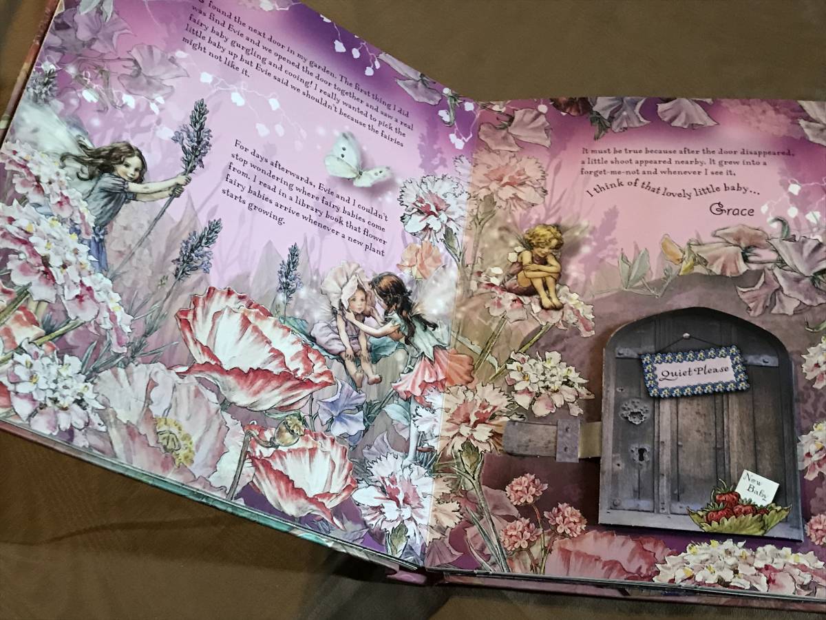 洋書 しかけ絵本 美品 Flower Fairies Magical Doors 魔法のとびら