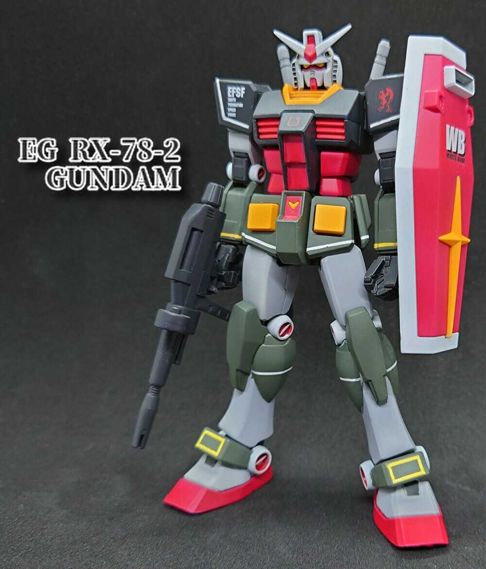 BANDAI - ガンプラ / エントリーグレード ガンダム 全塗装 - 完成品 ENTRY GRADE 1/144 RX-78-2 ガンダム レビュー
