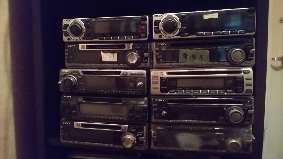 ジャンク！送料込！SONY cdx-c7100 mdx-c6000 c150 c4100 あとはmd6台
