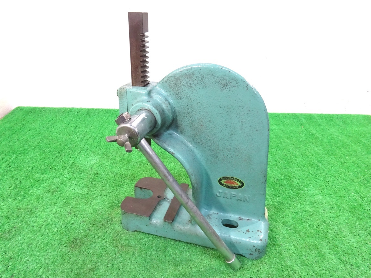 【傷や汚れあり （詳細）】O【日ノ出】工具 丸八鋳造所 ハンドプレス機 アーバープレス No.0 中古品の落札情報詳細 ヤフオク落札価格